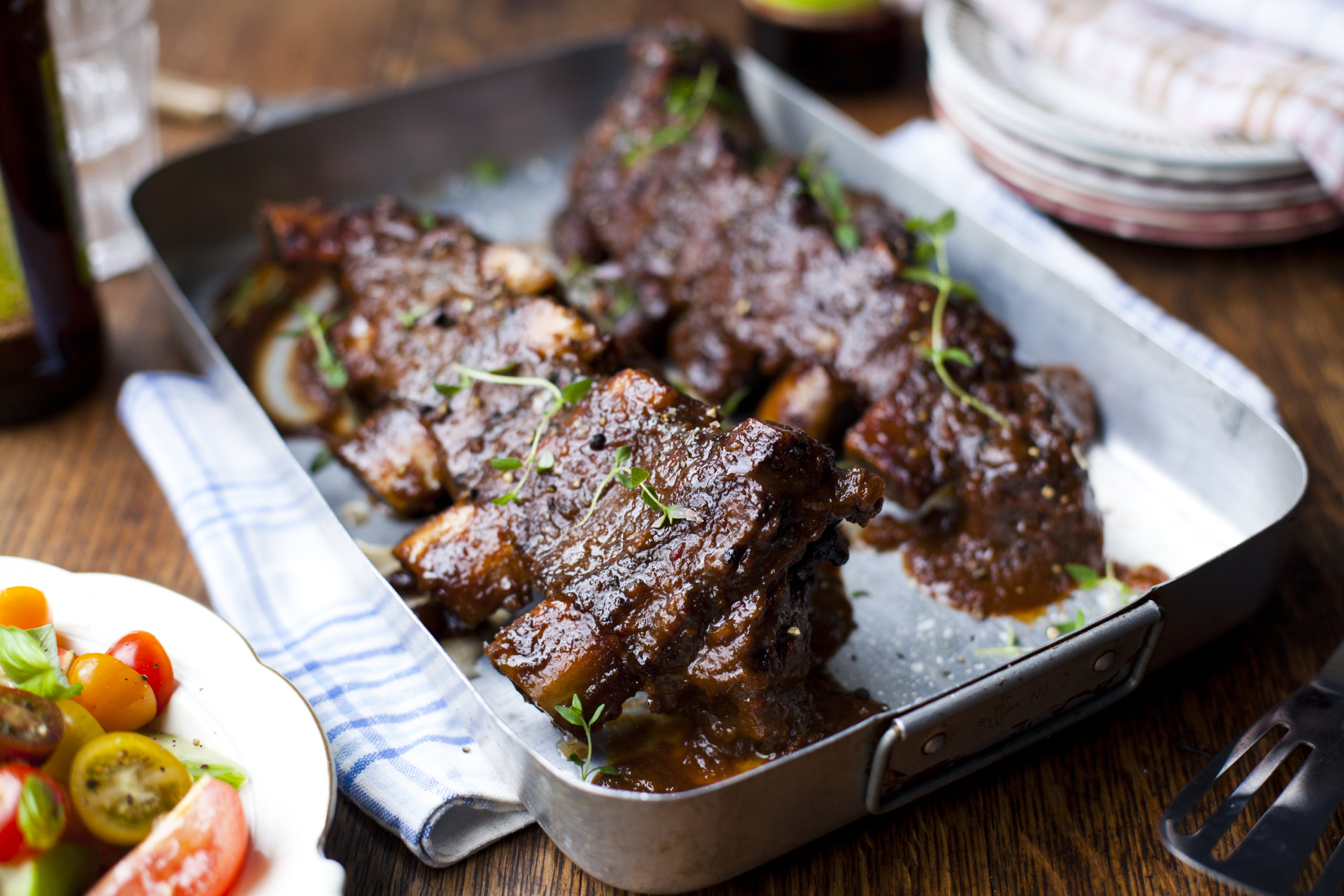 Smothered Sticky Barbecued Beef Short Ribs Irish Beef